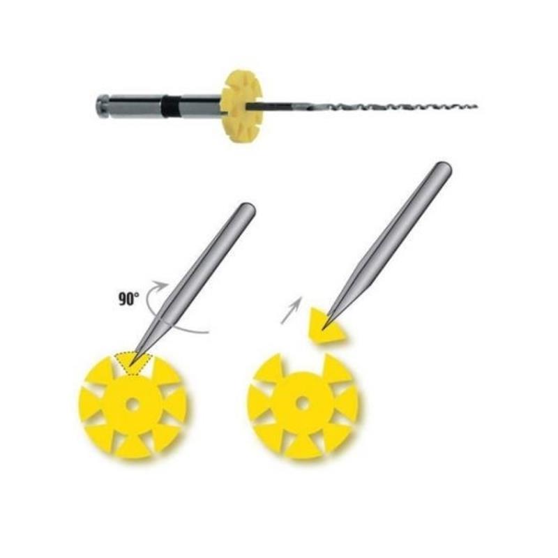 Диск памяти (счетчик) желтый 100шт/Safety MemoDisc/Stop в пакете купить