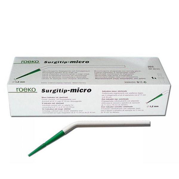 Слюноотсосы (наконечники для аспирации) 20шт Roeko Surgitip-micro