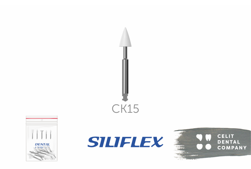 Головки эластичные стоматологические Siliflex острие 10шт  СК15 купить