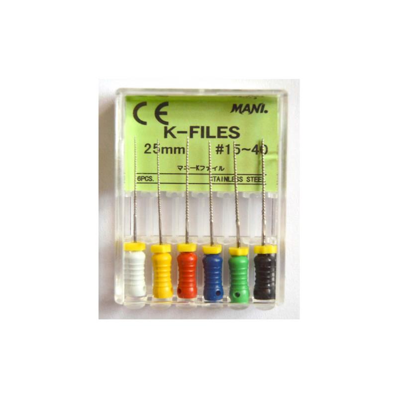 К-файлы / K-Files 025/31мм 6шт Mani купить