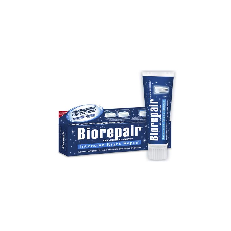 Зубная паста Biorepair Intensive Night Repair / Биорепейр интенсивное ночное  восстановление зубов Biorepair Total