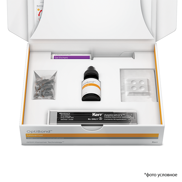 Картинка Оптибонд Универсал набор / OptiBond Universal kit адгезив 5мл , гель для травления 3гр 36517 0 из 1 