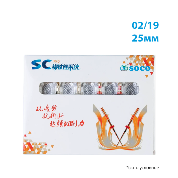 Файл Соко СК Про/Controlled memory SC PRO NiTi File System 02/19 L25мм 6шт купить