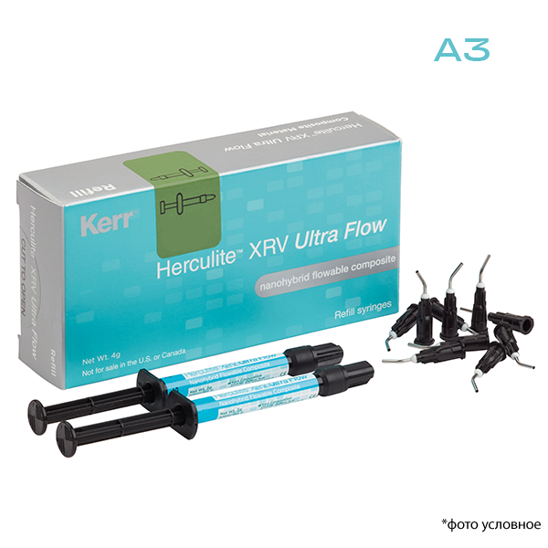 Геркулайт XRV Ультра Флоу / Herculite XRV Ultra Flow A3 2г 2шт 35409 купить
