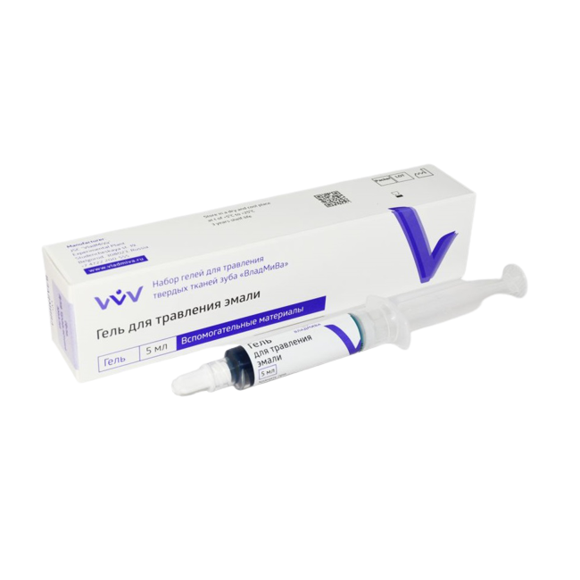 Гель для травления эмали 5мл Владмива купить