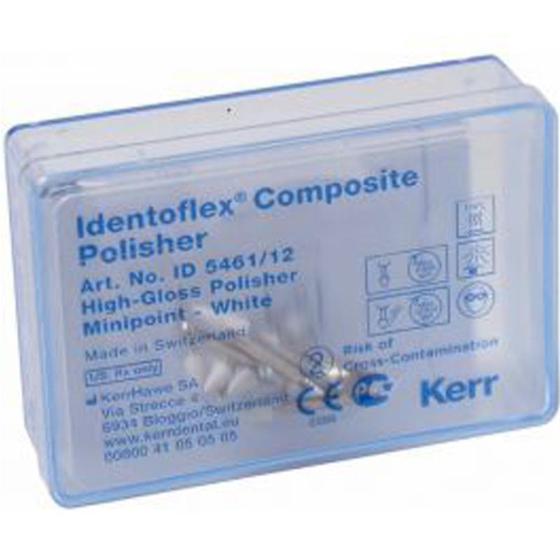 Полиры д/композитов / Identoflex Composite High-Gloss Polishers для зерк блеска острый кончик белые 12шт ID5461/12 купить