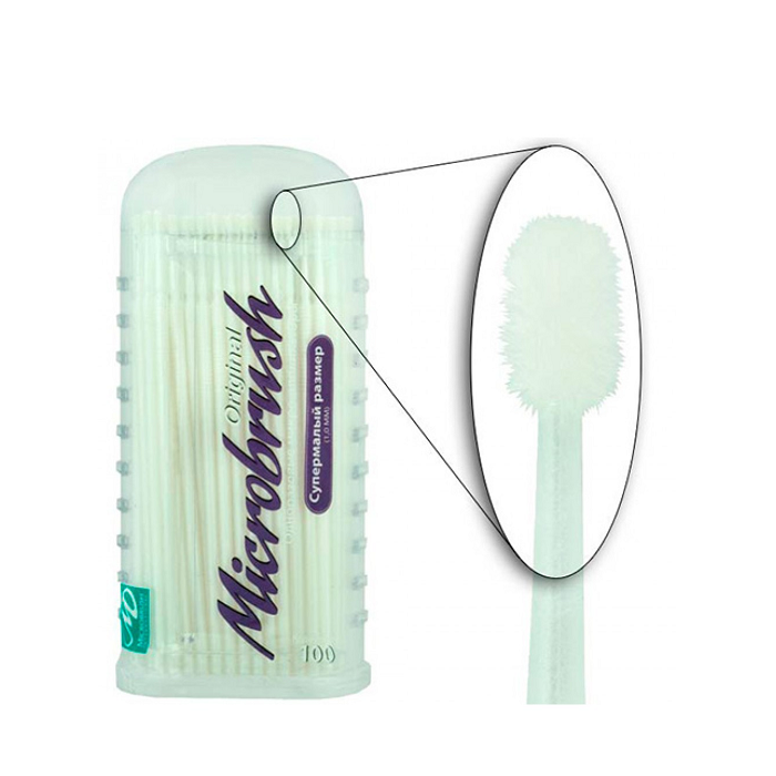 Аппликаторы Microbrush 100шт 100мм superfine сверхмалый купить