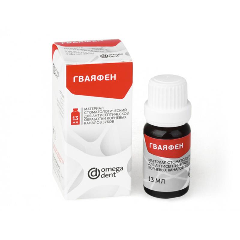 Гваяфен 13 мл жидкость для антисепт обр-ки корн каналов купить